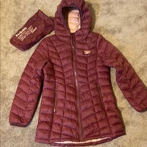 Reebok Packable Ultralight Warm Puffy Coat Women’s Small
